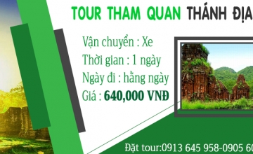 Tour tham quan thánh địa Mỹ Sơn