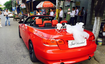 Cho thuê xe BMW Mui Trần rước dâu tại Đà Nẵng