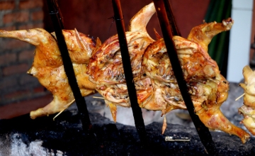 Đặc sản gà nướng Gia Lai