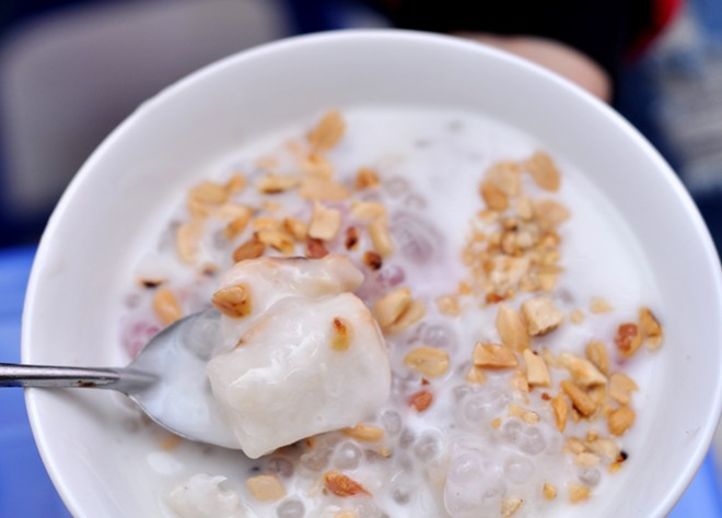 chè chuối nướng